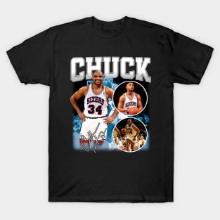 Charles Barkley The Chuck Basketball Legend Signature Vintage Retro 80s 90s Bootleg Rap Style T-Shirt